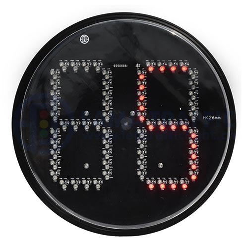 300мм LED светофор модулунун объективсиз артка эсептөө таймери