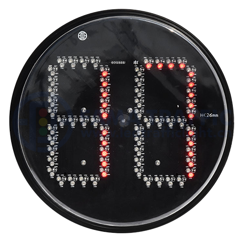 300мм LED светофор модулунун объективсиз артка эсептөө таймери