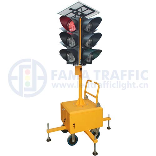 3m Бийиктиги Moveable төрт тараптуу LED Күн светофор