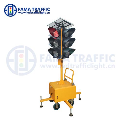 3m Бийиктиги Moveable төрт тараптуу LED Күн светофор