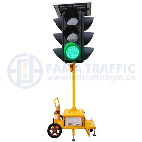 3m Бийиктиги Moveable төрт тараптуу LED Күн светофор