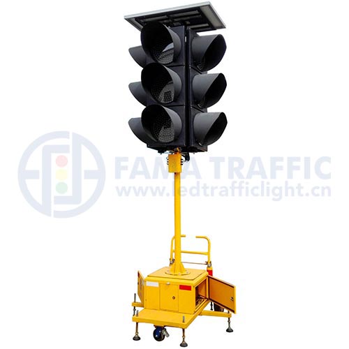 3m Бийиктиги Moveable төрт тараптуу LED Күн светофор
