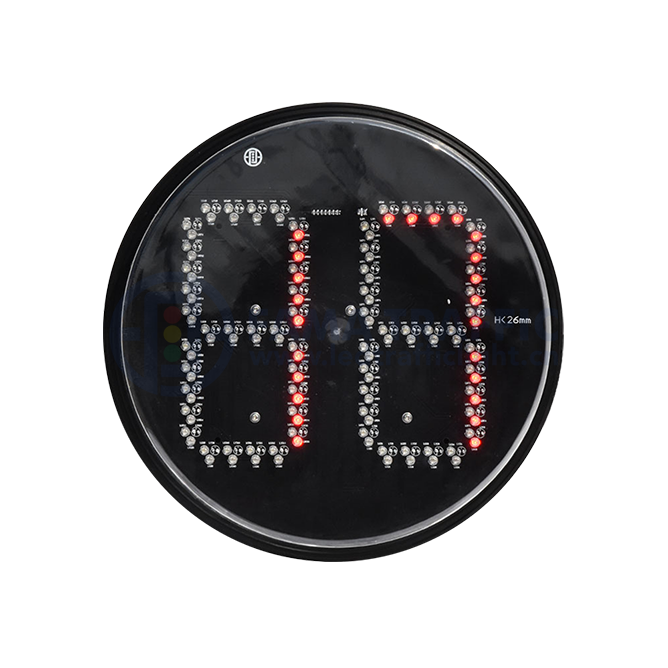 300мм LED светофор модулунун объективсиз артка эсептөө таймери