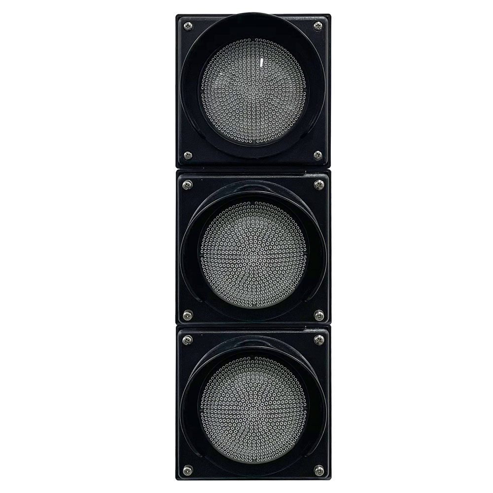 Жогорку жыштыктагы кызыл/сары/жашыл толук шарлуу светофор