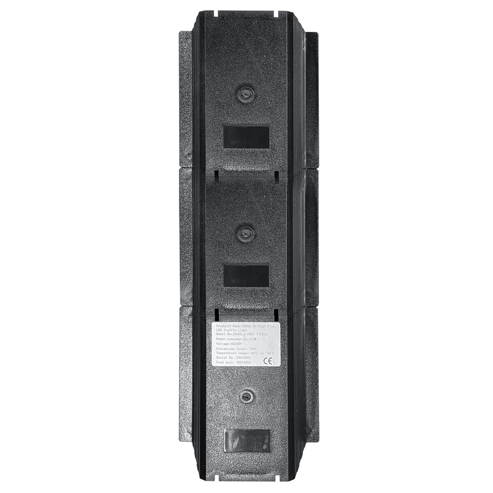 Жогорку жыштыктагы кызыл/сары/жашыл толук шарлуу светофор