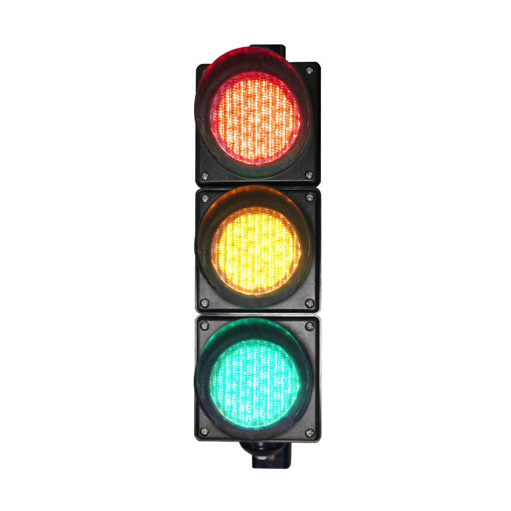 Аз кубаттуулуктагы кызыл/сары/жашыл толук шарлуу светофор