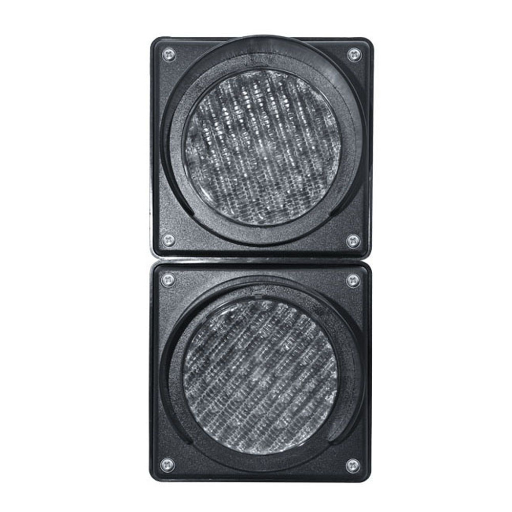 Аз кубаттуулуктагы Кызыл/Жашыл Толук Шар светофор (эки бирдик)