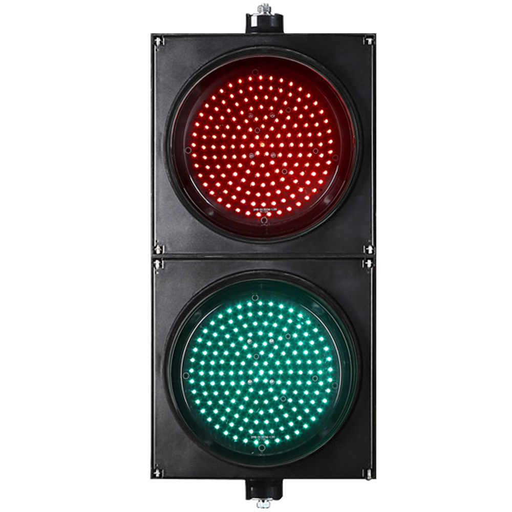 Аз кубаттуулуктагы Кызыл/Жашыл Толук Шар светофор (эки бирдик)