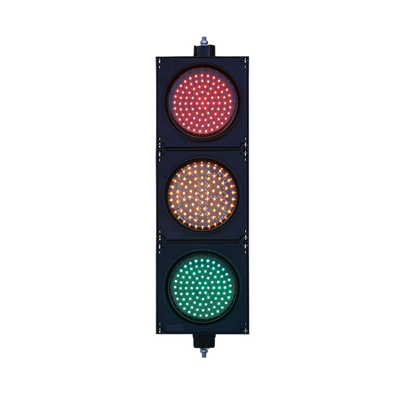 Артка саноо таймери бар аз кубаттуулуктагы кызыл/сары/жашыл толук шарлуу светофор