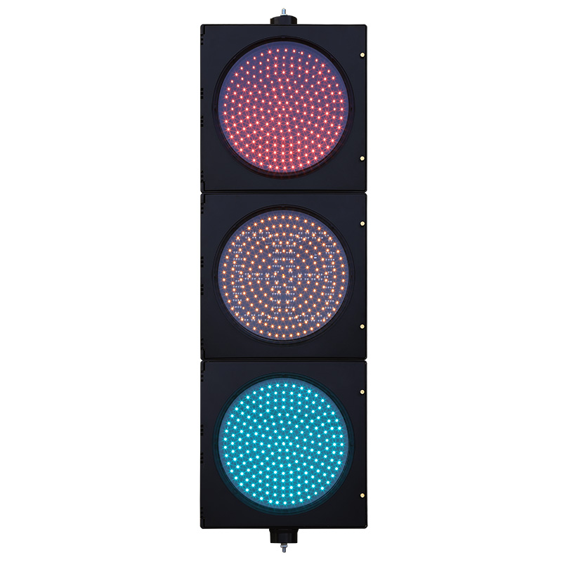 Артка саноо таймери бар аз кубаттуулуктагы кызыл/сары/жашыл толук шарлуу светофор