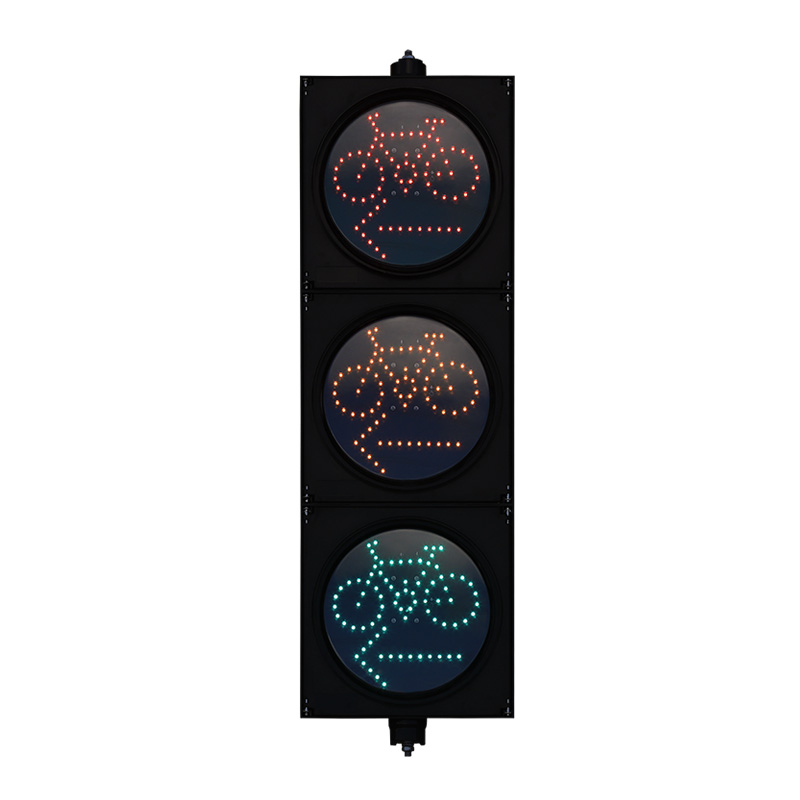 Аз кубаттуулуктагы велосипед жана жебе светофор