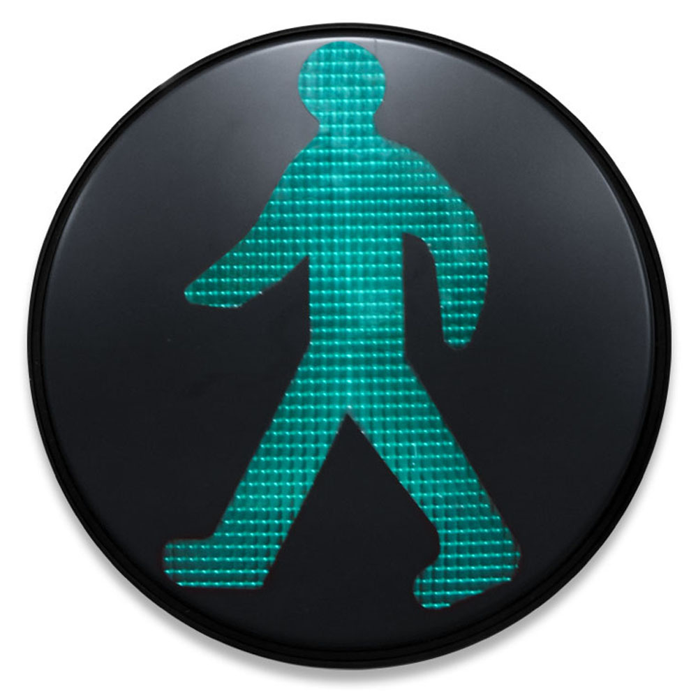 Жогорку агымдын жөө жүргүнчүлөр үчүн светофор модулу