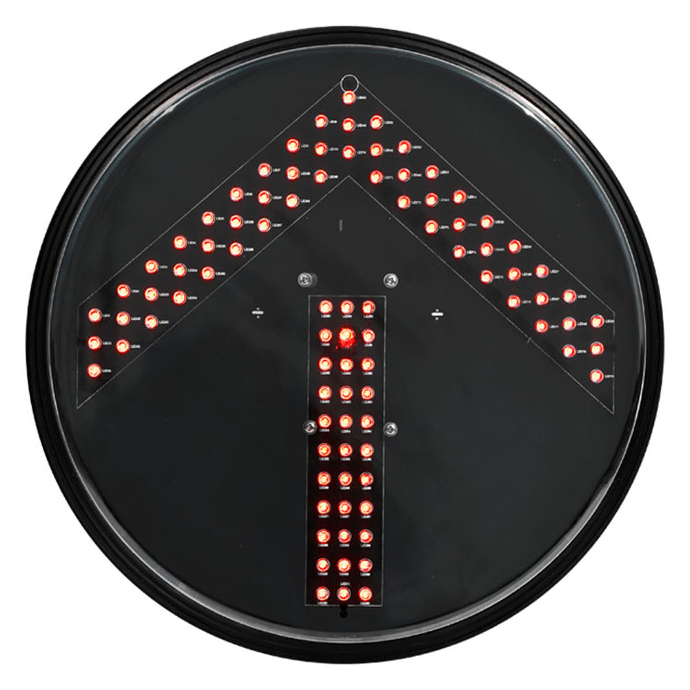 Аз кубаттуулуктагы жебе светофор модулу