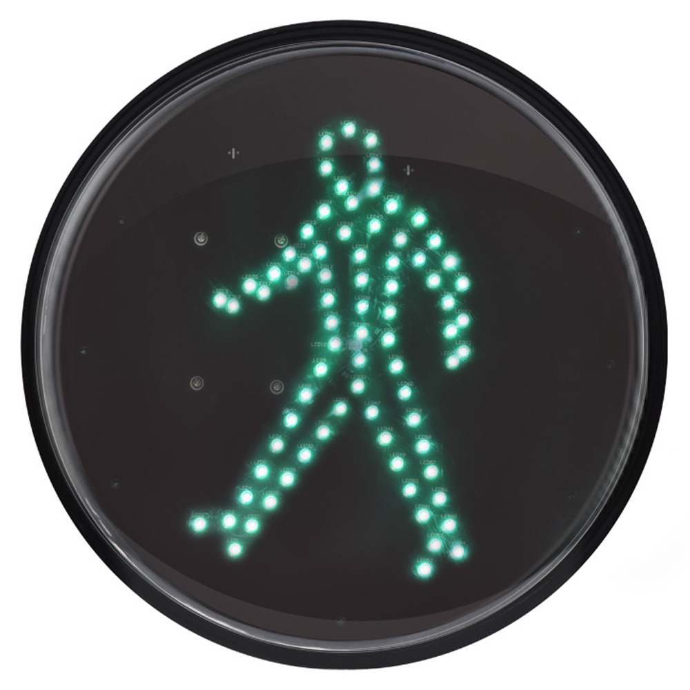 Аз кубаттуу жөө жүргүнчүлөр үчүн светофор модулу