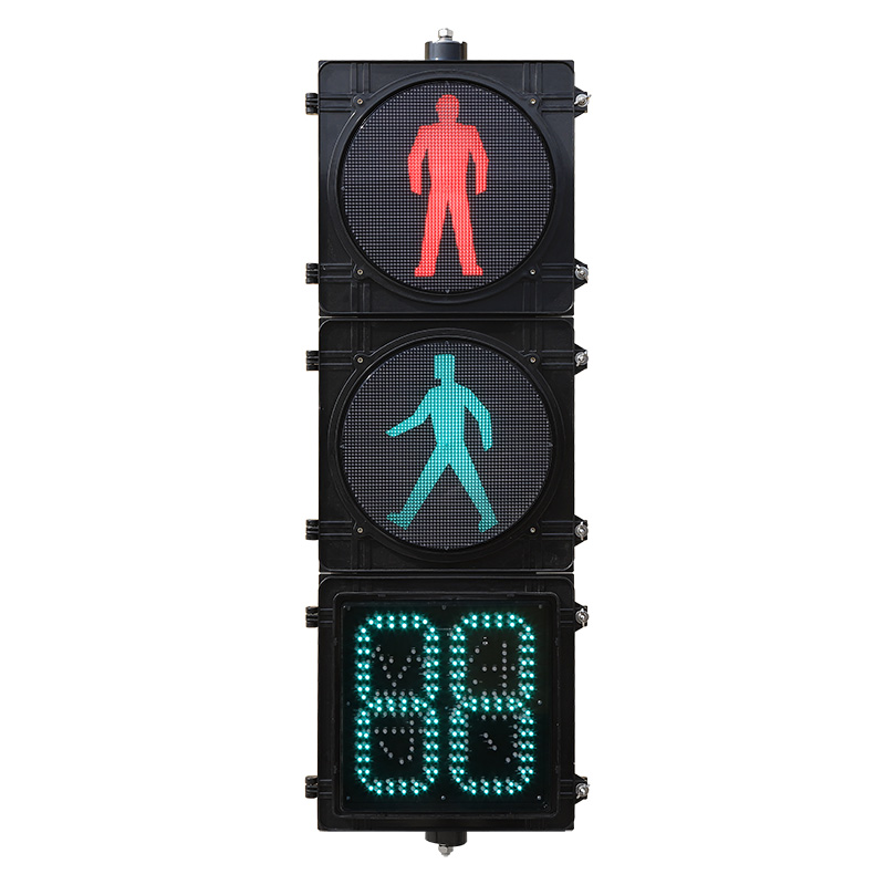 Артка саноо таймери бар жогорку агымдагы жөө жүргүнчүлөр үчүн светофор