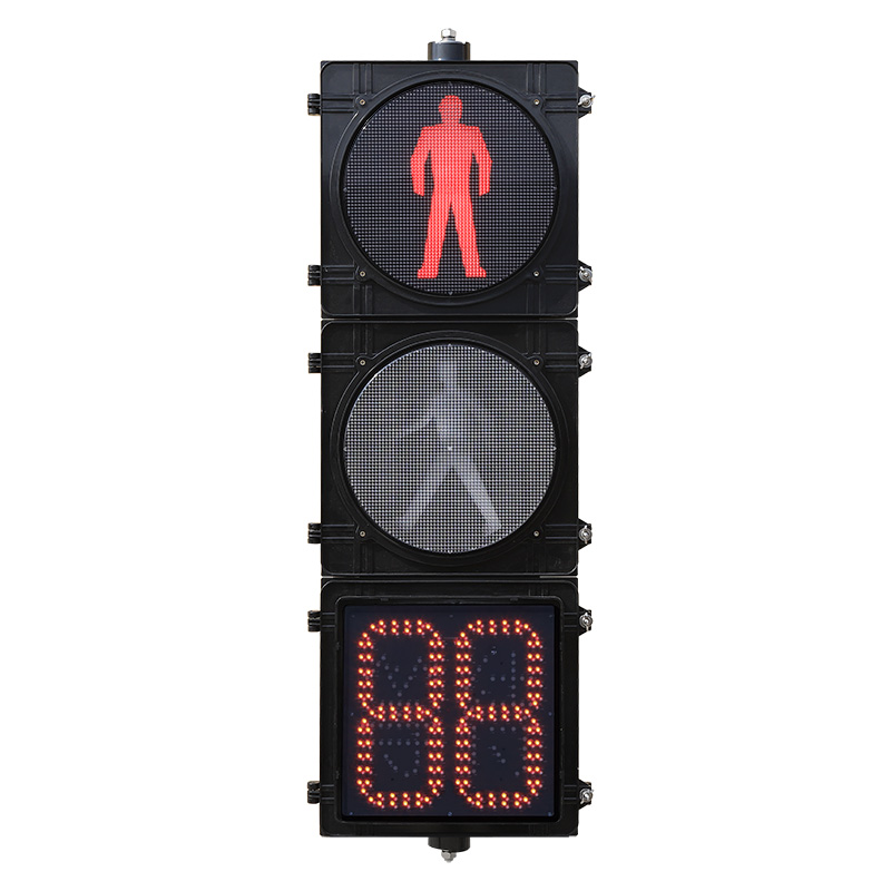 Артка саноо таймери бар жогорку агымдагы жөө жүргүнчүлөр үчүн светофор