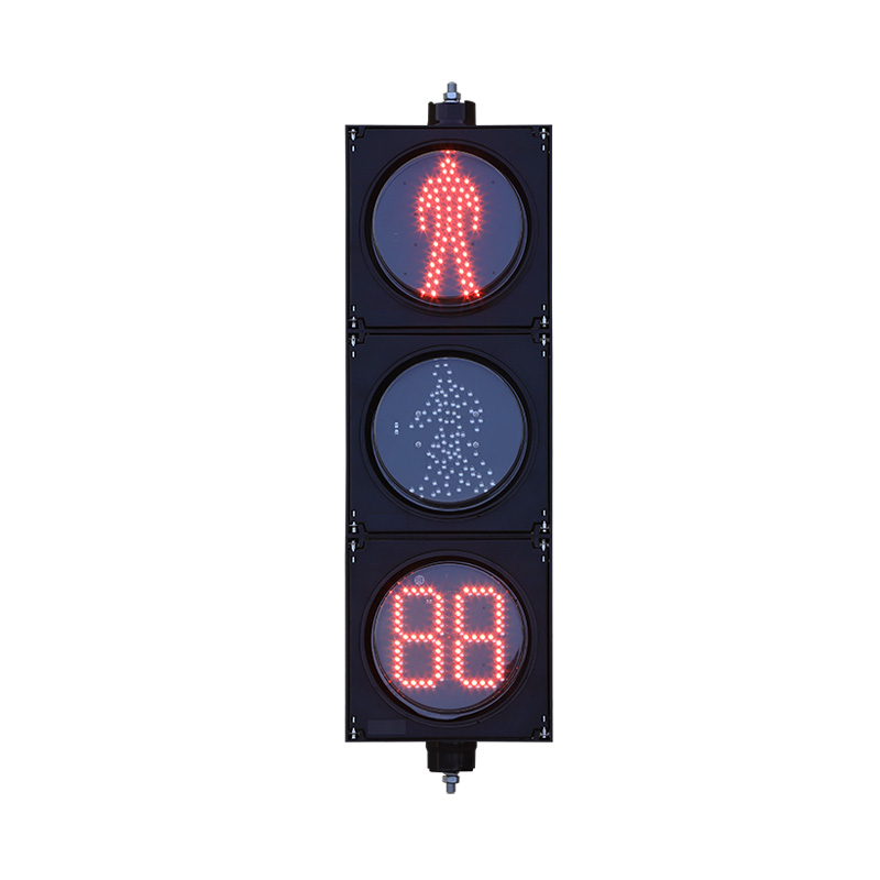 Артка саноо таймери менен аз кубаттуу жөө жүргүнчүлөр үчүн светофор