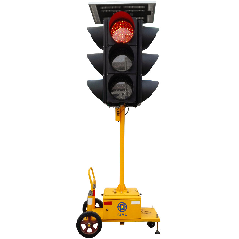 Күн энергиясы менен иштеген мобилдик интегралдык светофор