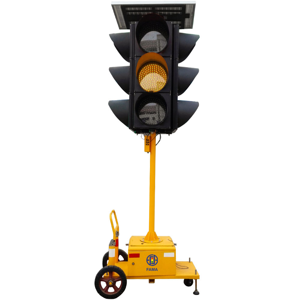 Күн энергиясы менен иштеген мобилдик интегралдык светофор