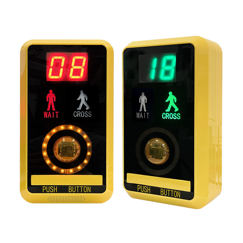 Индукциялык типтеги жөө жүргүнчүлөр өтмөгүн басуу баскычы