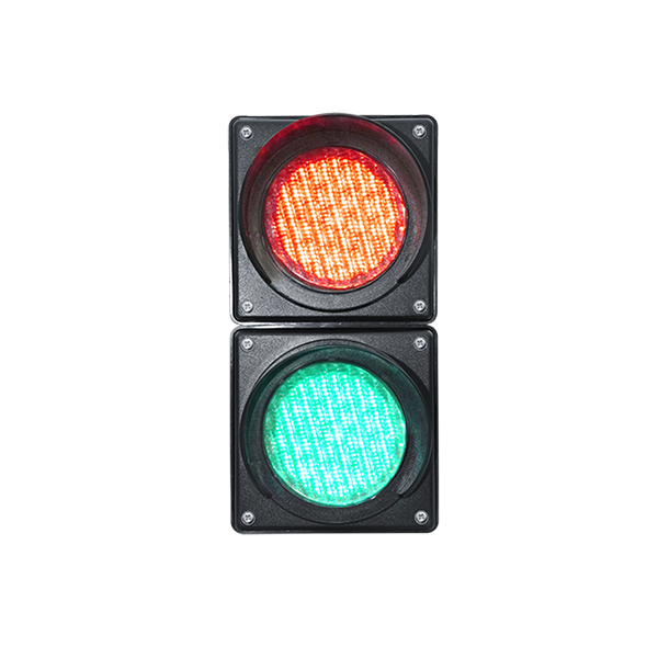 Аз кубаттуулуктагы кызыл/жашыл толук шарлуу светофор (эки бирдиктүү)