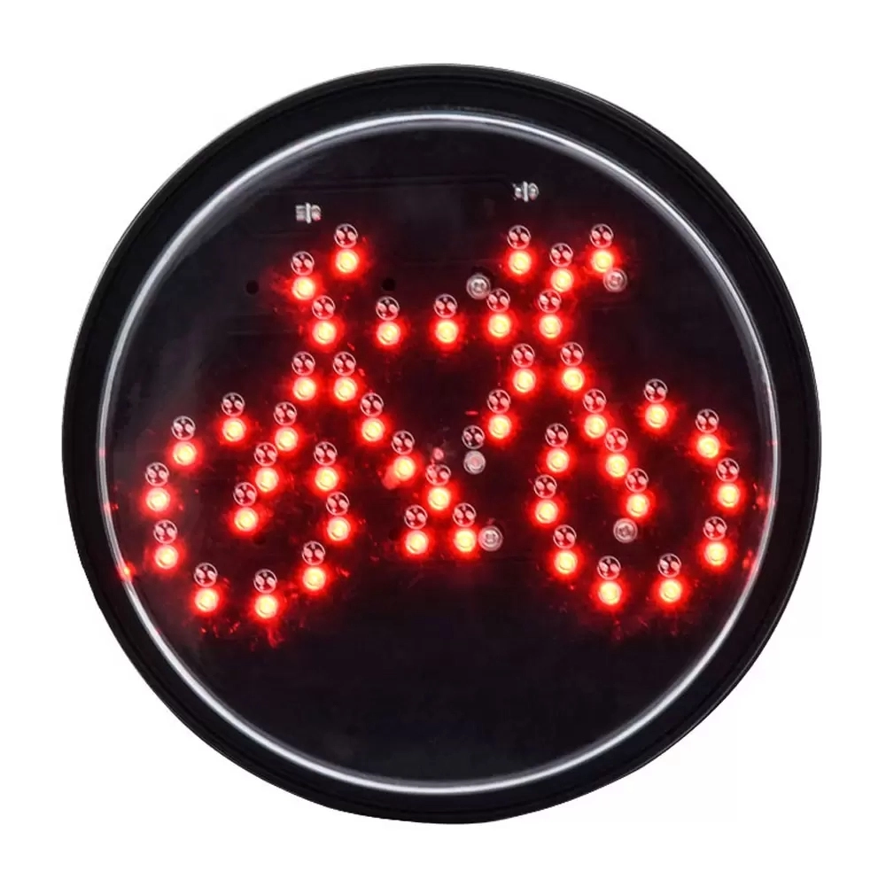 Төмөн кубаттуулуктагы велосипеддин светофор модулу Төмөн кубаттуулуктагы велосипеддин светофор модулу