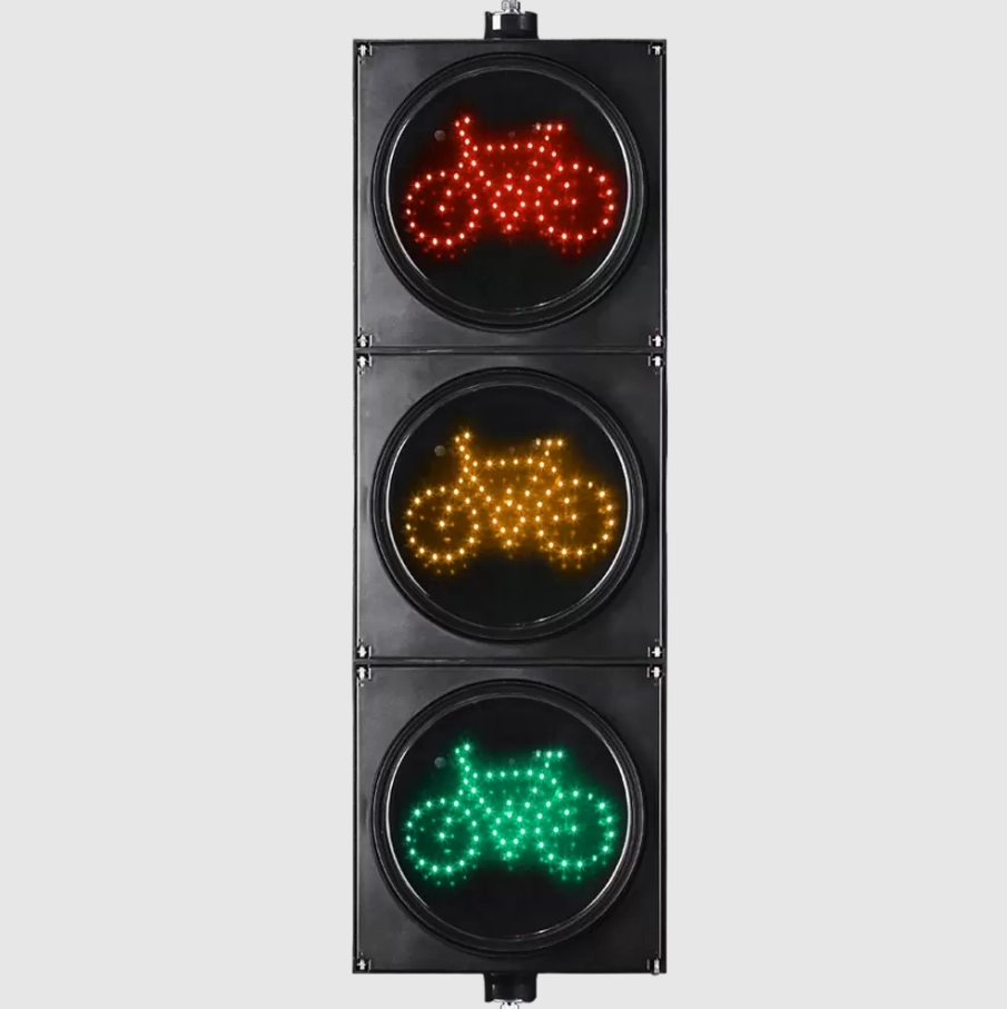 Аз кубаттуулуктагы велосипед светофору